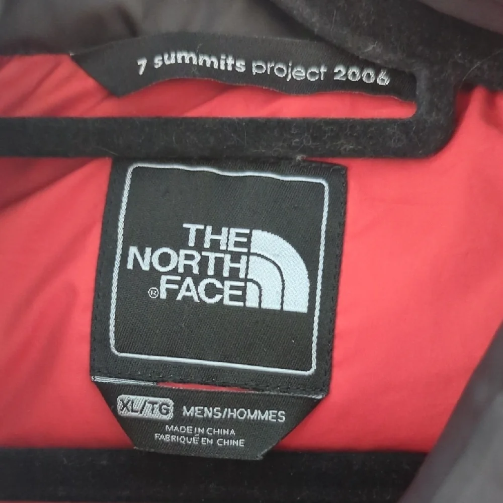 The North Face Men's Black and Red Vest